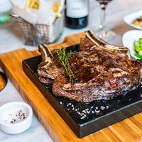 bulls head steak .. steak and co