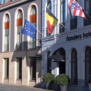 Flanders Hotel in the historic city centre of Bruges, Belgium.