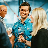 Happy people, happy wine