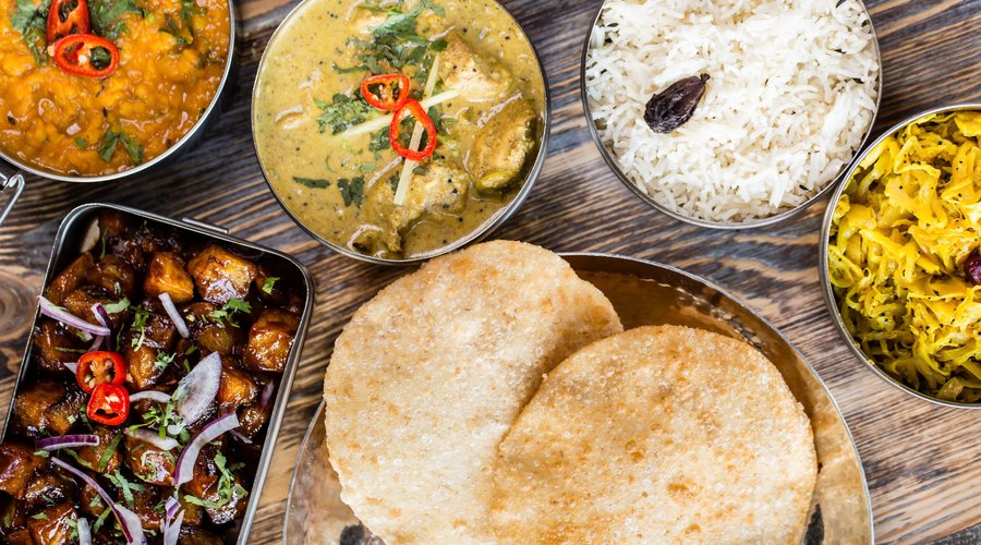 Selection of dishes