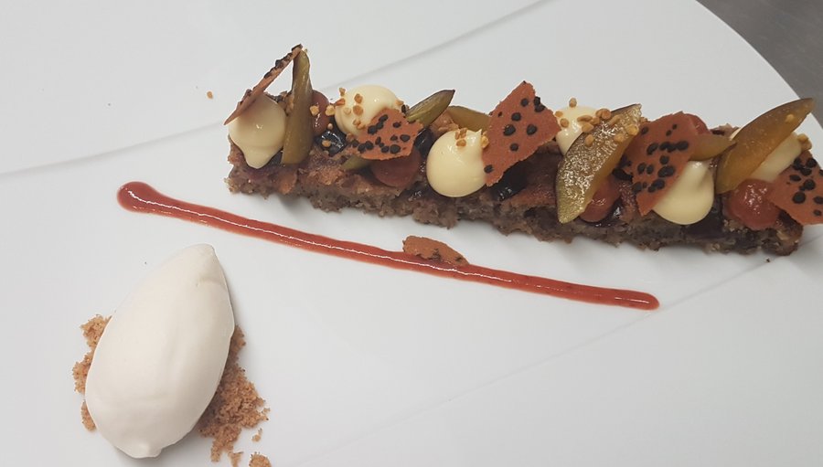 Dessert autour de la prune