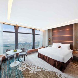 One-Eight-One Hotel & Serviced Residences in Hong Kong, image may contain: Interior Design, Home Decor, Penthouse, Chair