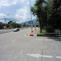 9セントラムプラザ前バス停