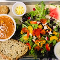 Soup and Salad tray