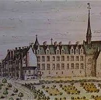 gravure chateau epoque Louis XI
