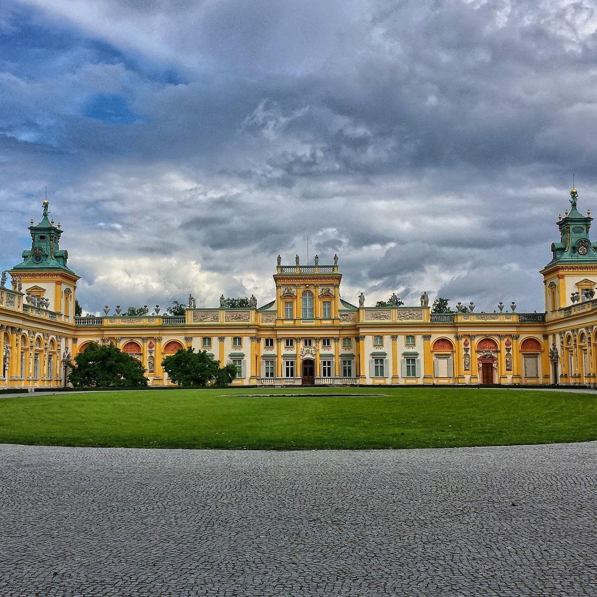 варшава королевский дворец