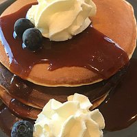 Part of the Breakfast menu - delicious freshly made pancakes