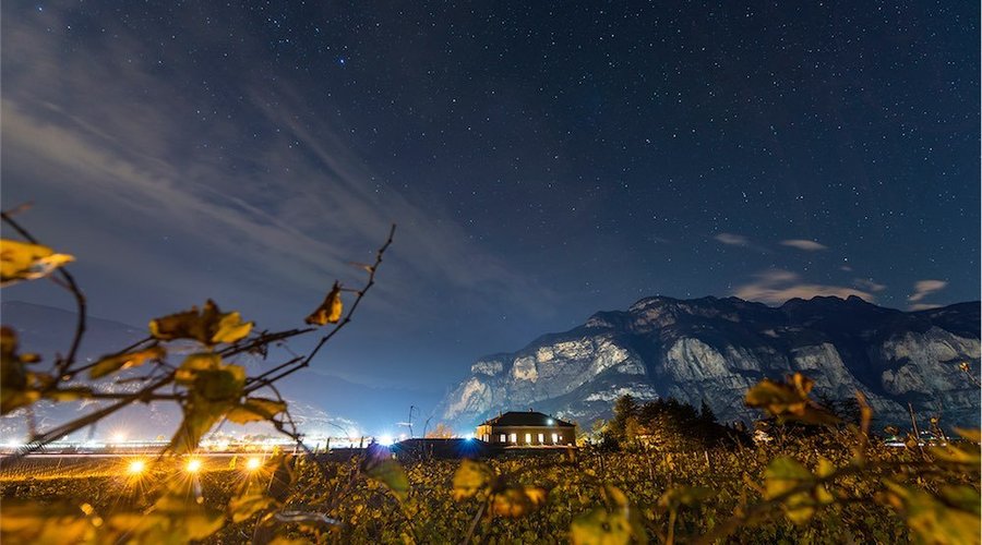 Esterno Cantina di notte