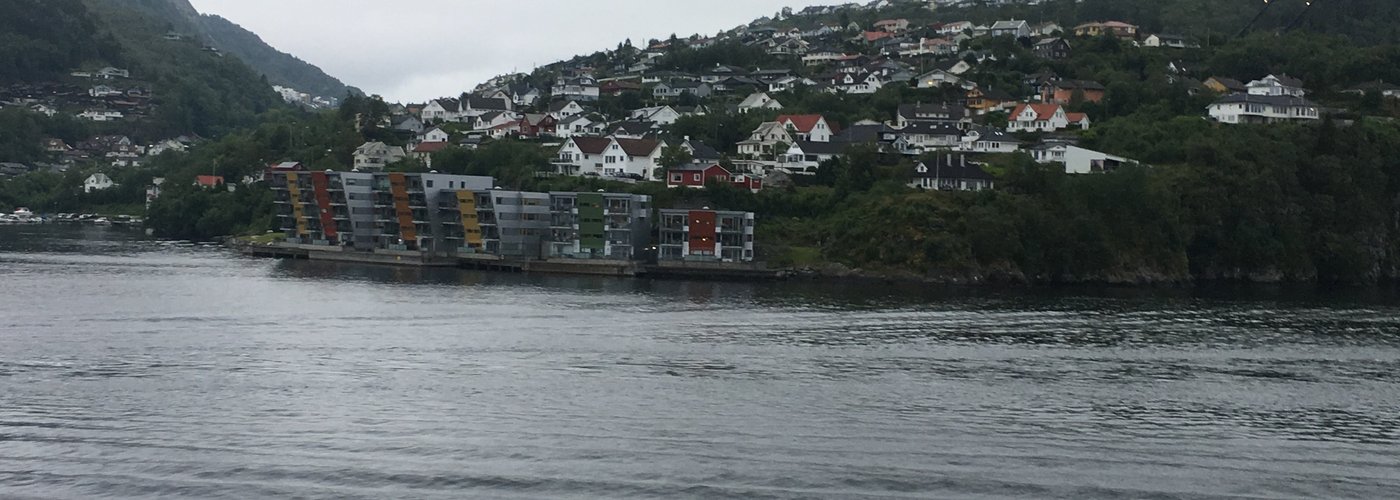 Loddefjord  from cruise ship