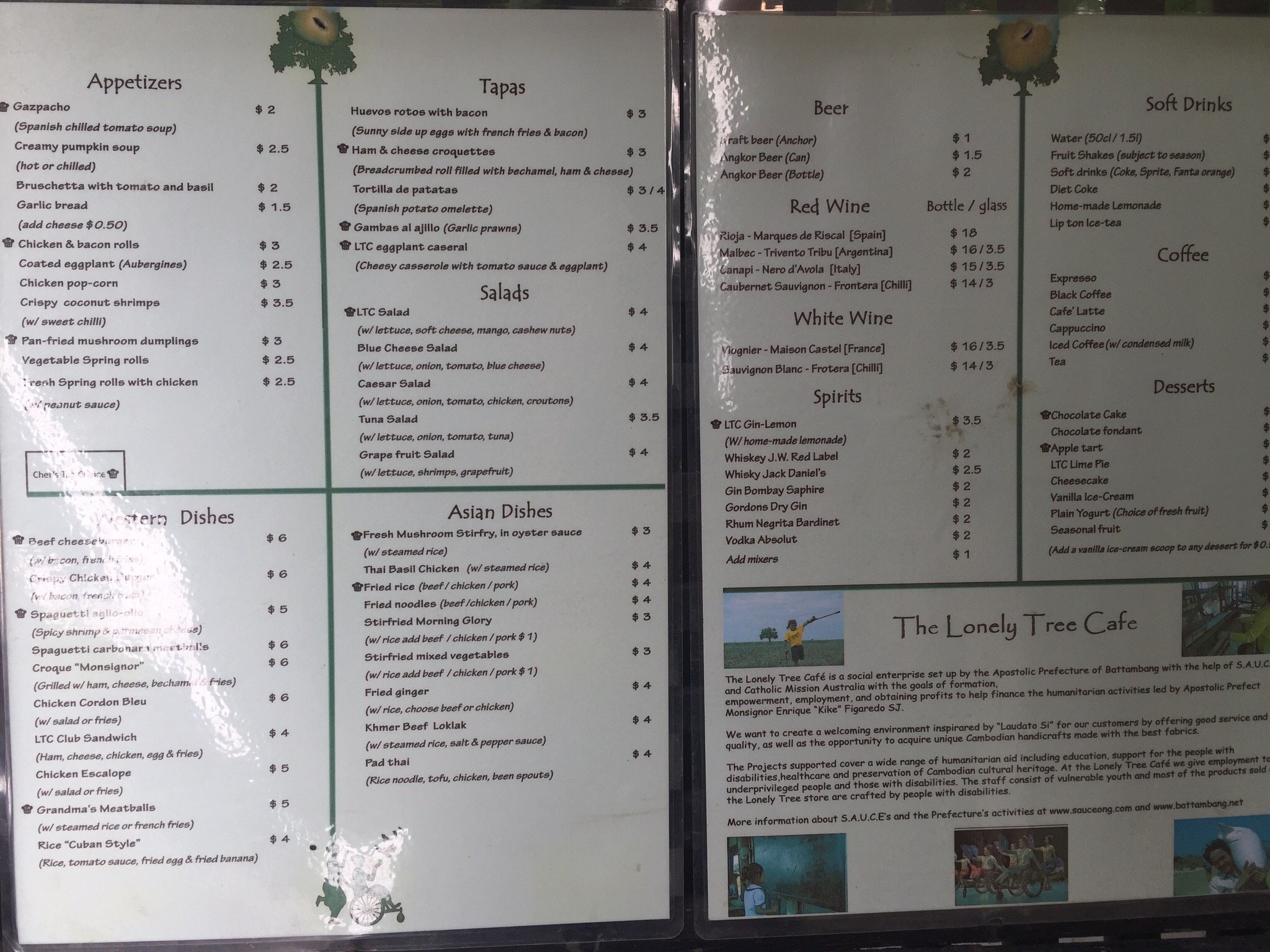 THE LONELY TREE CAFE, Battambang - Menu, Prices & Restaurant Reviews - Tripadvisor
