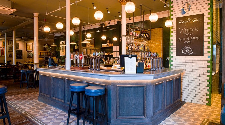 Welcome to the new look Mason's Arms. 