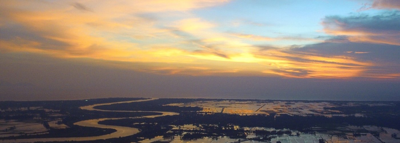 sunset with drone at Merdeka Beach Kota Kuala Muda Kedah..Welcome to Workaway 🌾🌾