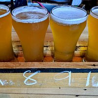 Excellent light beers! River Styx Monster is a great IPA. Thelma Lou was my favorite - great blonde!