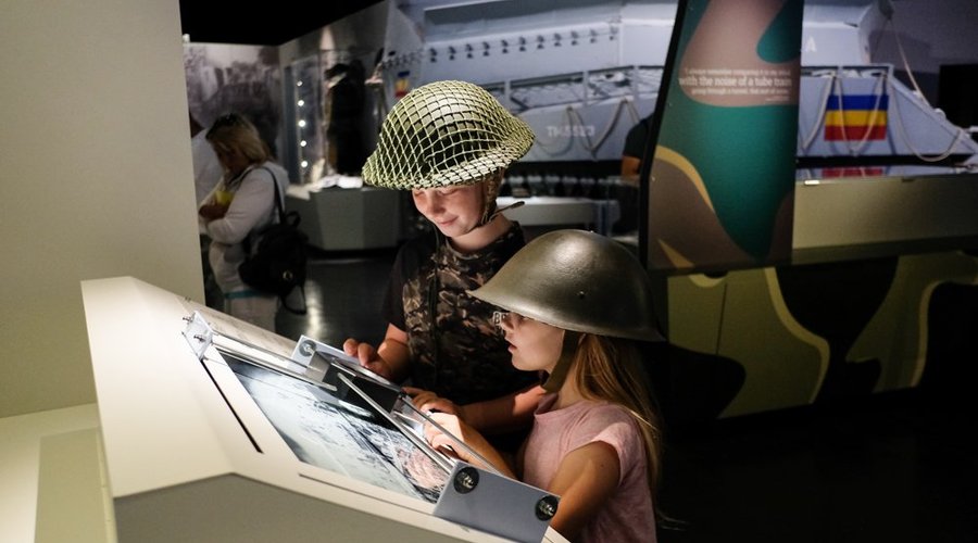 One of the many child friendly interactive at The D-Day Story