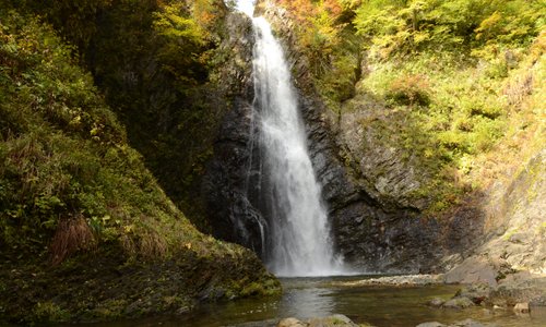 Einer der drei Wasserfällen