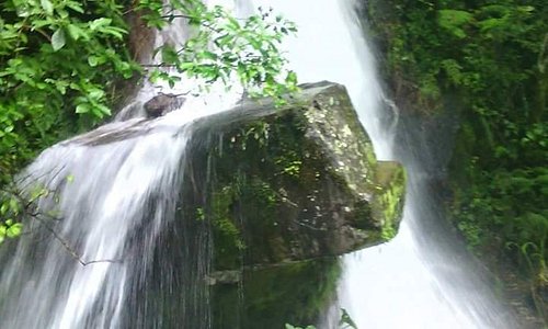 This  waterfall is near Machame cultural tourism  