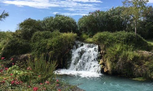 Una cascata, vista dalla sala!