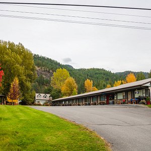 Motel Entrance from Highway 3