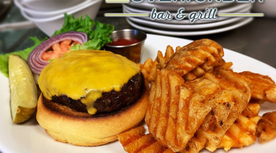 The Over/Under Bar & Grill's Black Angus Burger
