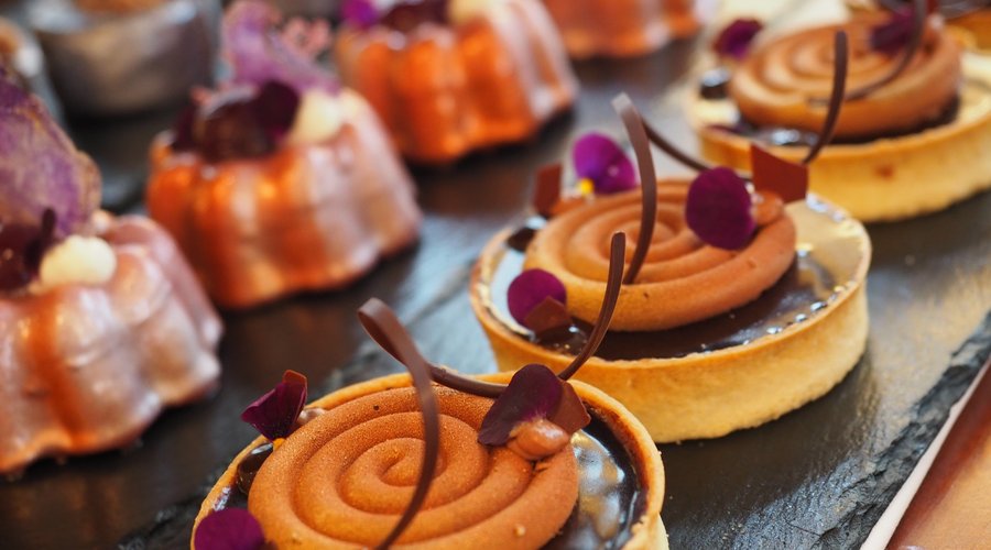 Desserts from in-house patesserie
