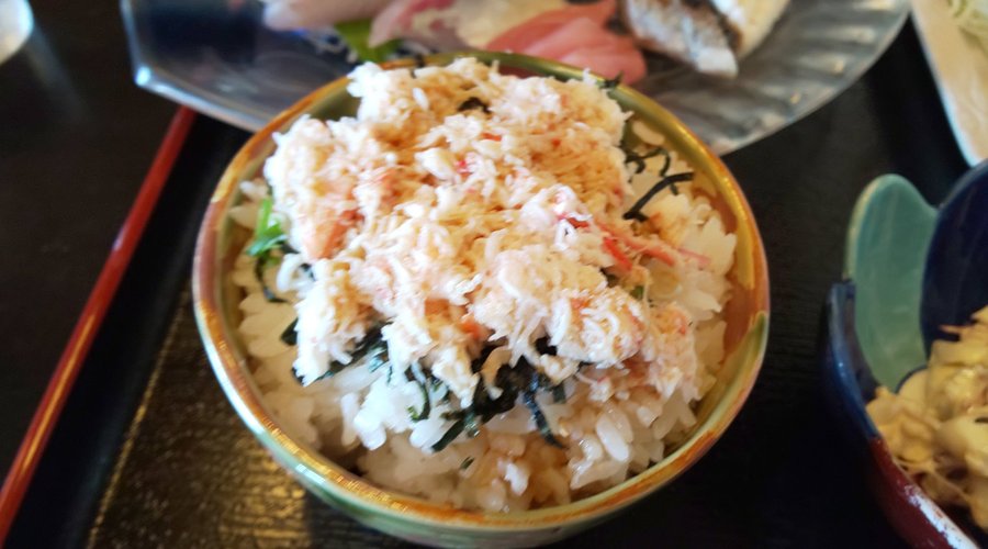 かにの小丼