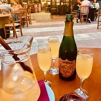 White sangria with Cava