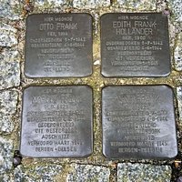 the stolperstein of the Family Frank