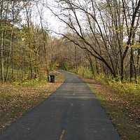 The walking path.