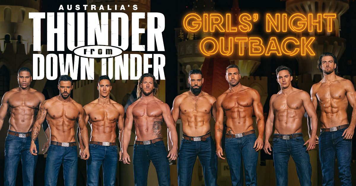 Australia's Thunder from Down Under (Las Vegas) 2022 Alles wat u moet