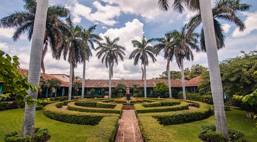Jardín central