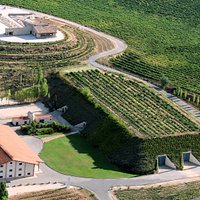 Vista aérea de bodega