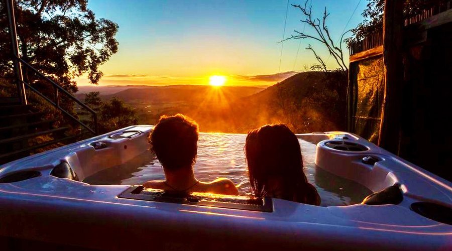 View from Peta Spa Cabin