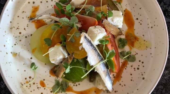 Anchovies and Heirloom Tomato Salad 