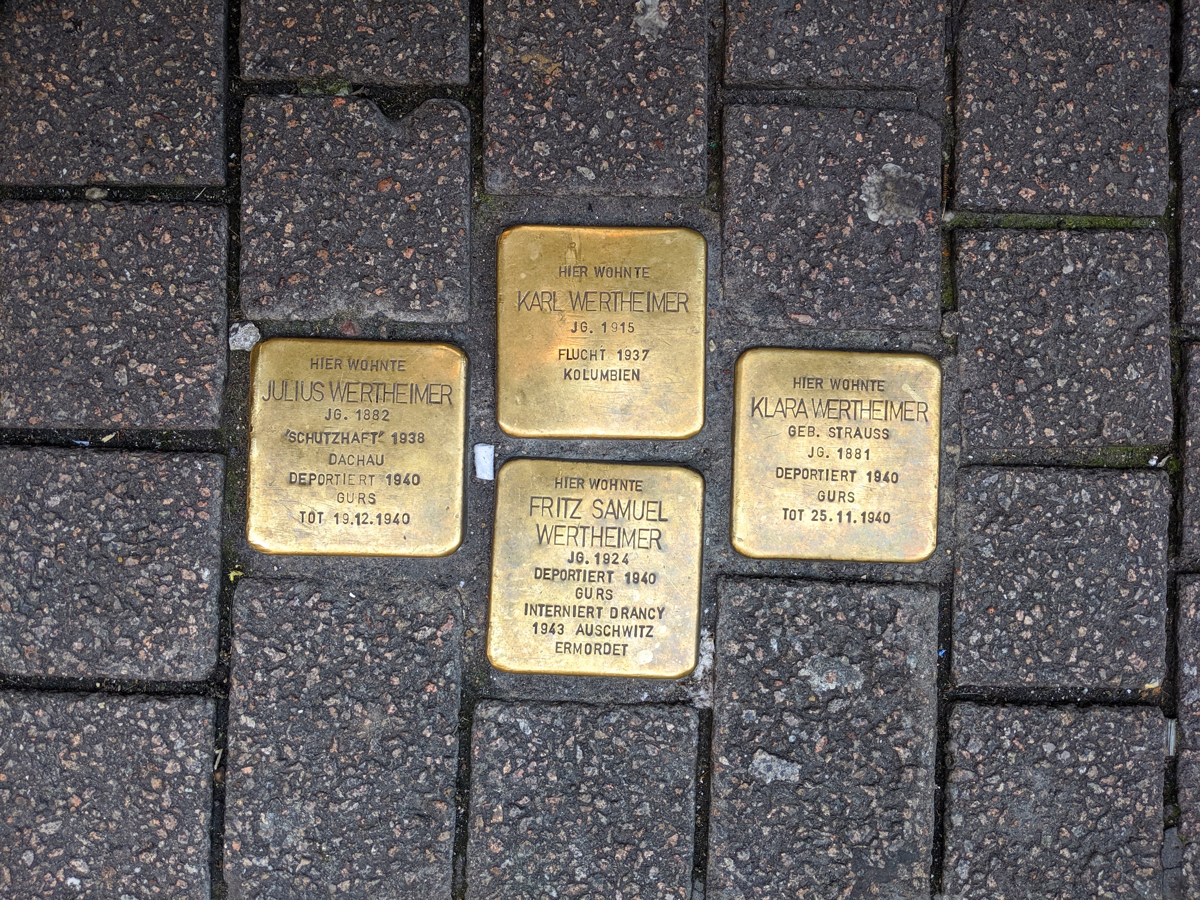 2023 Stolpersteine   Memory Stones In Heidelberg 