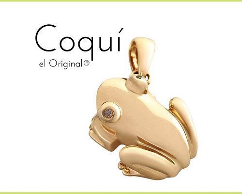 Coquí (Tree Frog) Mini Gold Pendant
