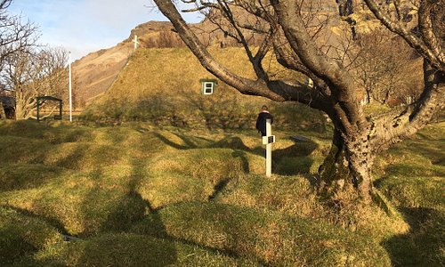 Lovely quick stop at the typical Icelandic turf church