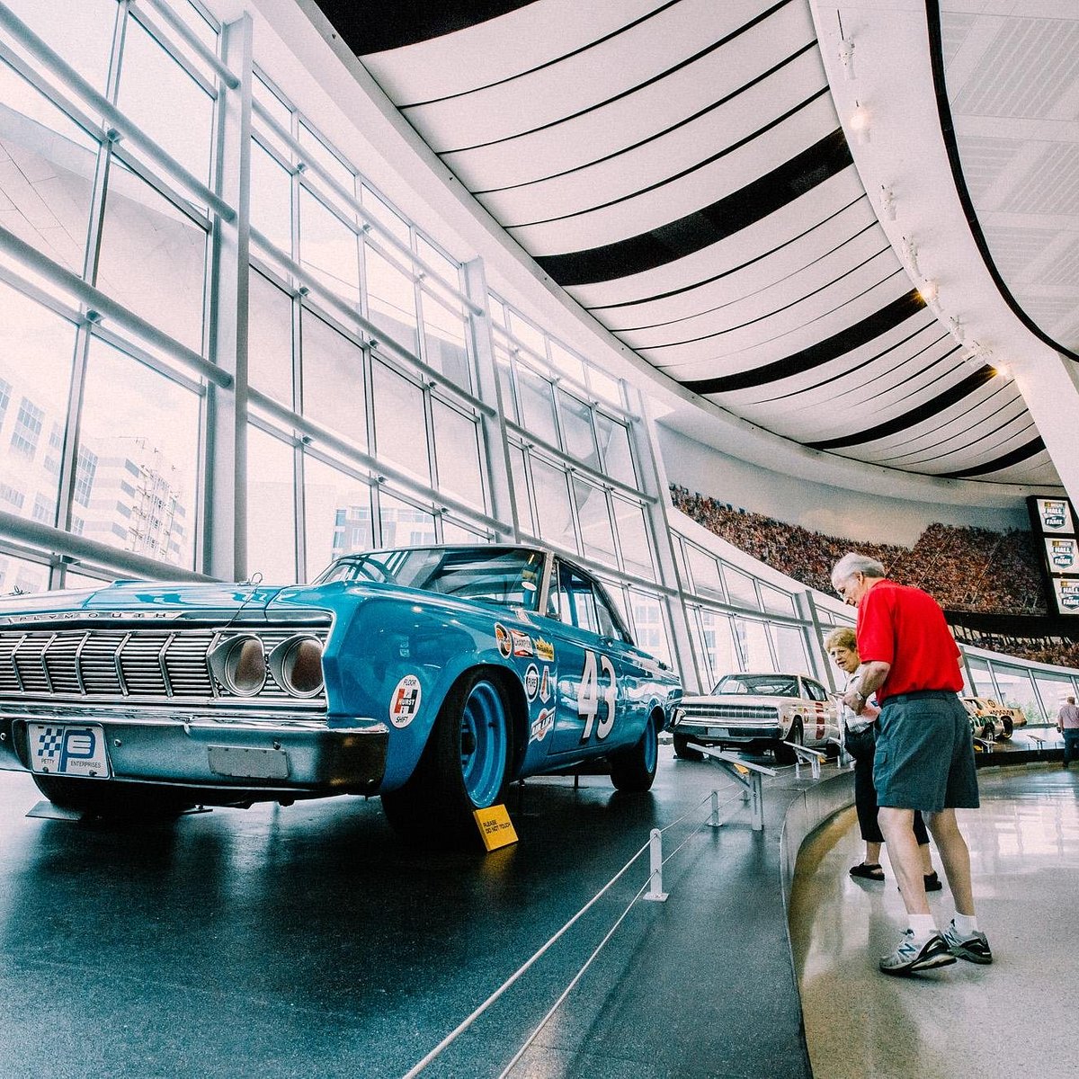 Inside tour. NASCAR Hall of Fame Шарлотт.