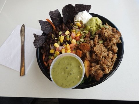 mein Essen, fleischlos und sehr, sehr lecker!