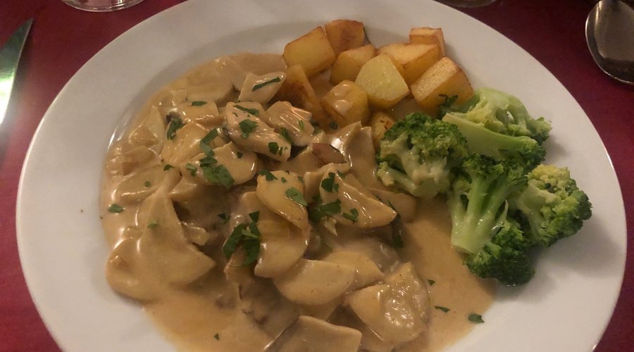 Veal & Mushrooms