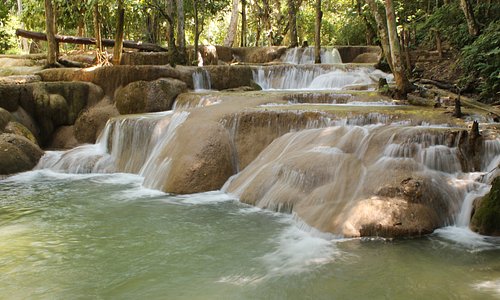 Tad Sae waterfall, Luangprabang, Laos.