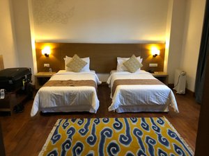Osel in Thimphu, image may contain: Home Decor, Bedroom, Furniture, Indoors