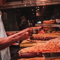 Our Chef working his magic!