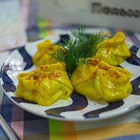 Манты с куриным филе