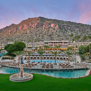 The Phoenician sits at the base of majestic Camelback Mountain