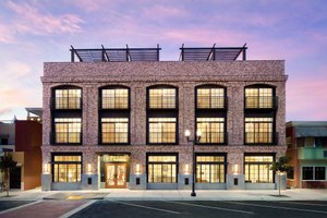 The Piccolo in Paso Robles, image may contain: Office Building, Condo, City, Urban