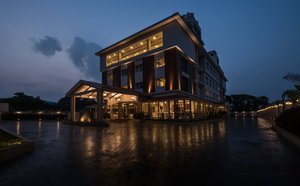 Aadrika in Chikmagalur, image may contain: Hotel, Villa, Street, City