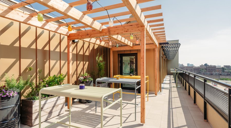 Terrasse Seminarraum 