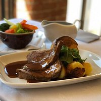 Sunday Dinner served between 12 and 4, booking advised.