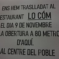 Os esperamos a partir del 9 de noviembre.