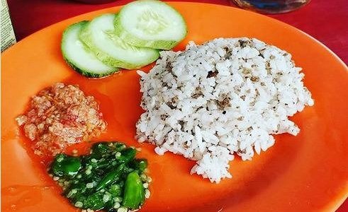 nasi TO bendhil dadaha Tasikmalaya-Jawa Barat lengkap dengan sambel khas 2 macam